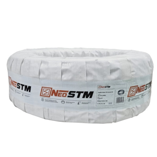 Труба из сшитого полиэтилена NeoSTM Stabil PE-Xa/AL/PE 25х3.7мм, бухта 50 м., серая