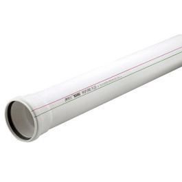 Труба канализационная Rehau Raupiano Plus 50/1000 мм (арт.11201341222)