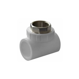 Тройник полипропиленовый Fusitek с ВР резьбой 32х1"мм под шестигранник