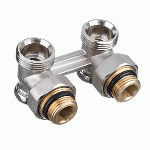 Узел нижнего подключения угловой Delta 3/4"x1/2" D=50 мм