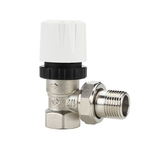 Термостатический клапан радиаторный угловой Varmega 3/4" резьба ВР/НР