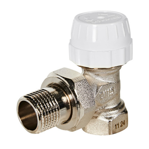 Клапан термостатический Rommer 3/4", угловой
