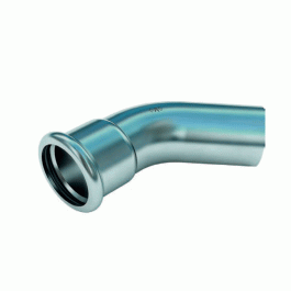 Угол 45° Conex Banninger из нержавеющей стали однораструбный 108 мм APress