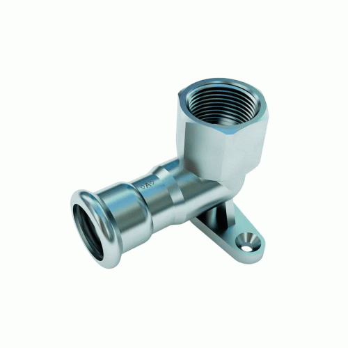 Угол с крепежом Conex Banninger из нержавеющей стали 15х1/2" мм APress 304 Угол с крепежом Conex Banninger из нержавеющей стали 15х1/2" мм APress 304