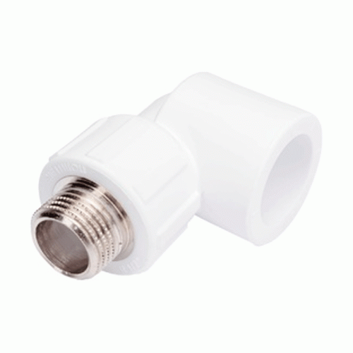 Угол комбинированный полипропиленовый Политэк 25x3/4" мм с НР резьбой Угол комбинированный полипропиленовый Политэк 25x3/4" мм с НР резьбой