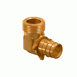 Угол латунный Usystems с НР резьбой 16x1/2" мм