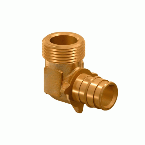 Угол латунный Usystems с НР резьбой 32x1" мм Угол латунный Usystems с НР резьбой 32x1" мм