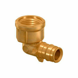 Угол латунный Usystems с ВР резьбой 25x3/4" мм