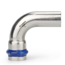 Угол 90° однораструбный Varmega Inox Press 42х42 мм