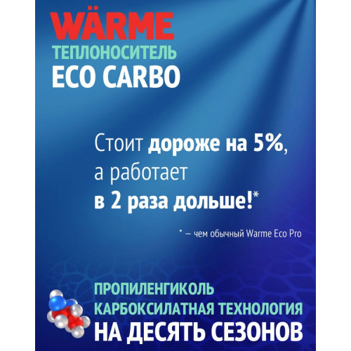 Теплоноситель Warme Eco Carbo 30 канистра 41 кг Теплоноситель Warme Eco Carbo 30 канистра 41 кг