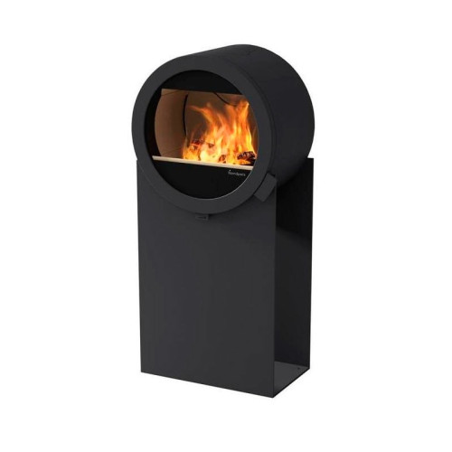 Печь-камин Nordpeis Me Steel без боковых стёкол