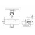 Трап сантехнический MAGdrain JYC 300 Q50-B (100*300, магнитный клапан, Нерж., основание под плитку) — фото 4