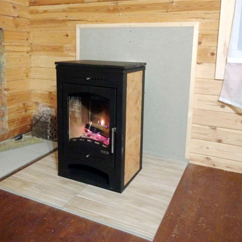 Печь-камин Мета Варта Аква 13 кВт с плитой