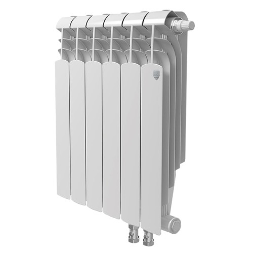 Биметаллический радиатор Royal Vittoria Super 500 2.0 VDR80 с нижним подключением (12 секции)