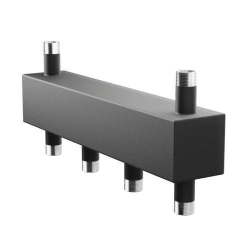 Коллектор Warme WKS30.2 (черная сталь) на 2 контура до 30 кВт