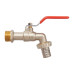 Кран шаровой водоразборный Smart Install 1/2"x3/4" НР/НР резьба