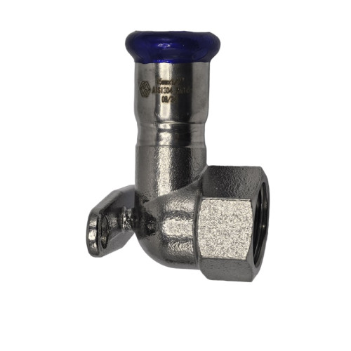 Пресс-угол с креплением MVI 22х3/4" мм нержавеющий