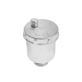 Воздухоотводчик прямой TIM 1/2" никелированный