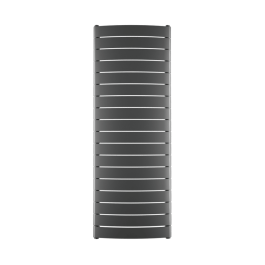 Вертикальный радиатор Rifar Convex - 18 секций цвет Титан нижнее разнесенное подключение