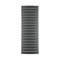 Вертикальный радиатор Rifar Convex Ventil - 22 секций цвет Титан нижнее центральное подключение