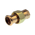 Сгон Sanha 15x3/4" мм с ВР резьбой бронзовый под пресс арт.183301534
