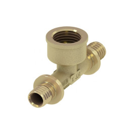 Тройник переходной с ВР резьбой Hoobs 16х1/2"х16 мм