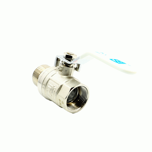 Кран шаровой STI с ВР/НР резьбой 1/2" ручка-рычаг