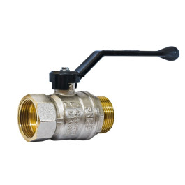 Кран шаровой LD ВР/НР резьба 1 1/2" ручка-рычаг