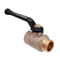 Кран шаровой Hoobs 1 1/2" НР/ВР латунный алюминиевая ручка-рычаг