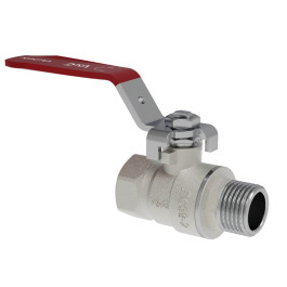 Кран шаровой V&G Valogin 1/2" с ВР/НР резьбой, ручка рычаг