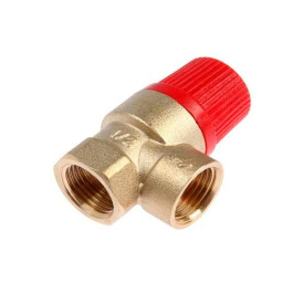 Клапан предохранительный для отопления (1.5 бар) TIM 1/2"ВР/ВР резьба