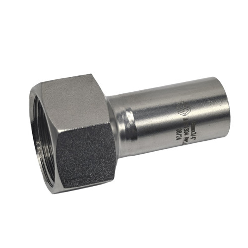 Пресс-вставка с ВР резьбой MVI 28х1" мм нержавеющая