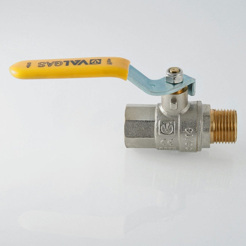 Кран шаровой Valtec Valgas ручка-рычаг ВР/НР 1/2" (арт.VT.272.N.04)