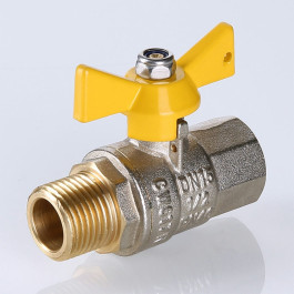 Кран шаровой Valtec Valgas ручка-бабочка ВР/НР 1/2" (арт.VT.278.N.04)