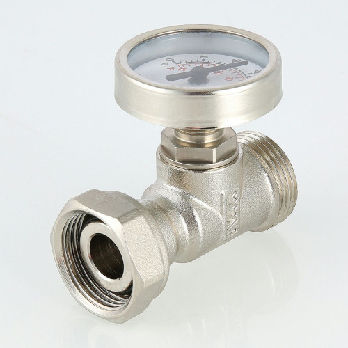 Тройник с термометром под евроконус Valtec 3/4" арт.VT.4615.0.0