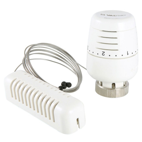 Термостатическая головка с настенным датчиком Valtec М30х1.5 6.5-28°C арт.VT.5010.0.0