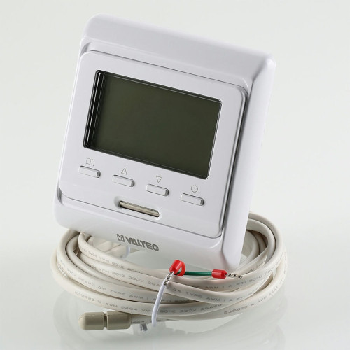 Хронотермостат электронный комнатный Valtec с датчиком температуры пола Хронотермостат электронный комнатный Valtec с датчиком температуры пола