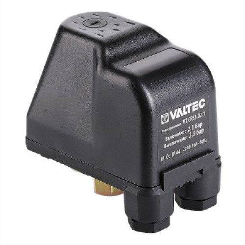 Реле давления Valtec VT.CRS5.02.1 (1-5.3 бар) 1/4" Реле давления Valtec VT.CRS5.02.1 (1-5.3 бар) 1/4"