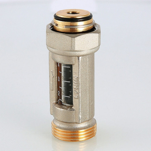 Расходомер коллекторный Valtec 1-4 л/мин.под евроконус 3/4" арт.VT.FLC15.0.0