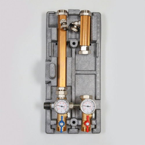 Насосный модуль-группа прямая с байпасом быстрого монтажа Valtec арт. VT.VAR11.G.07