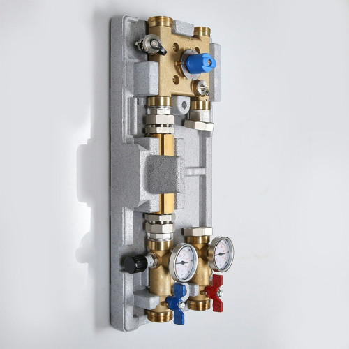 Насосный модуль-группа с четырехходовым краном и байпасом Valtec арт. VT.VAR21.G.07