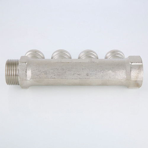 Коллектор Valtec с внутренней резьбой 3/4"х1/2" 4 выхода арт.VTc.550.N.0504 Коллектор Valtec с внутренней резьбой 3/4"х1/2" 4 выхода арт.VTc.550.N.0504