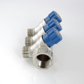 Коллектор Valtec для воды евроконус 1/2"х 3/4" на 4 выхода арт.VTc.560.N.0504 — фото 2