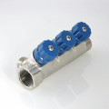 Коллектор Valtec для воды евроконус 1/2"х 3/4" на 4 выхода арт.VTc.560.N.0504 — фото 3
