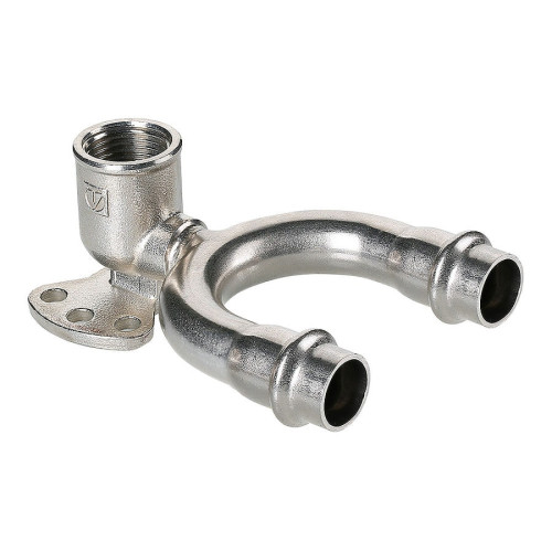 Водорозетка проходная Valtec VT.INOX-PRESS 15x1/2" из нержавейки (арт.VTi.954.DI.150415)