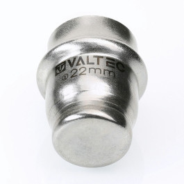 Заглушка пресс Valtec VT.INOX-PRESS 15мм из нержавейки (арт.VTi.961.I.000015)