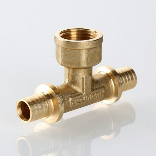 Тройник Valtec с ВР резьбой 25х3/4"х25 мм (арт.VTm.432.BG.250525)