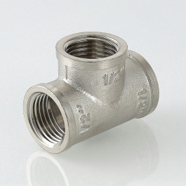 Тройник равнопроходной Valtec с ВР резьбой 1 1/2" мм арт.VTr.130.N.0008