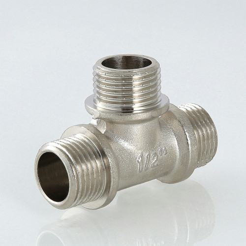 Тройник равнопроходной Valtec с НР резьбой 3/4" мм арт.VTr.131.N.0005