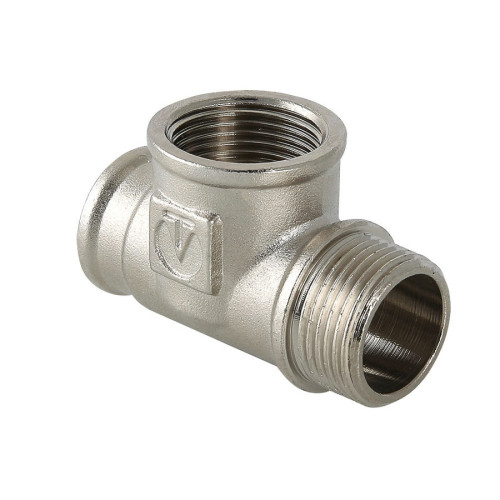 Тройник с переходом на НР резьбу Valtec 1/2" мм арт.VTr.134.N.0004